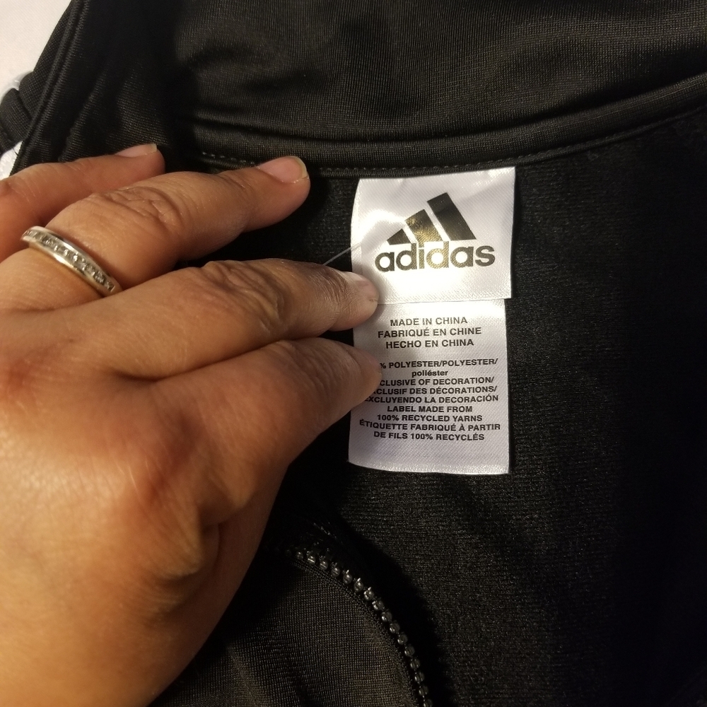 NWT Adidas Tracksuit Size 5 Color Black/White - Picture 11 of 12